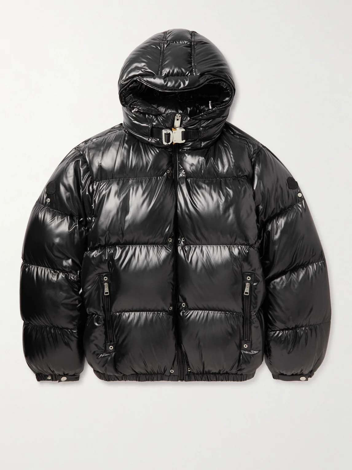 6 Moncler 1017 ALYX 9SM Almondis Shell Hooded Down Jacket - 1