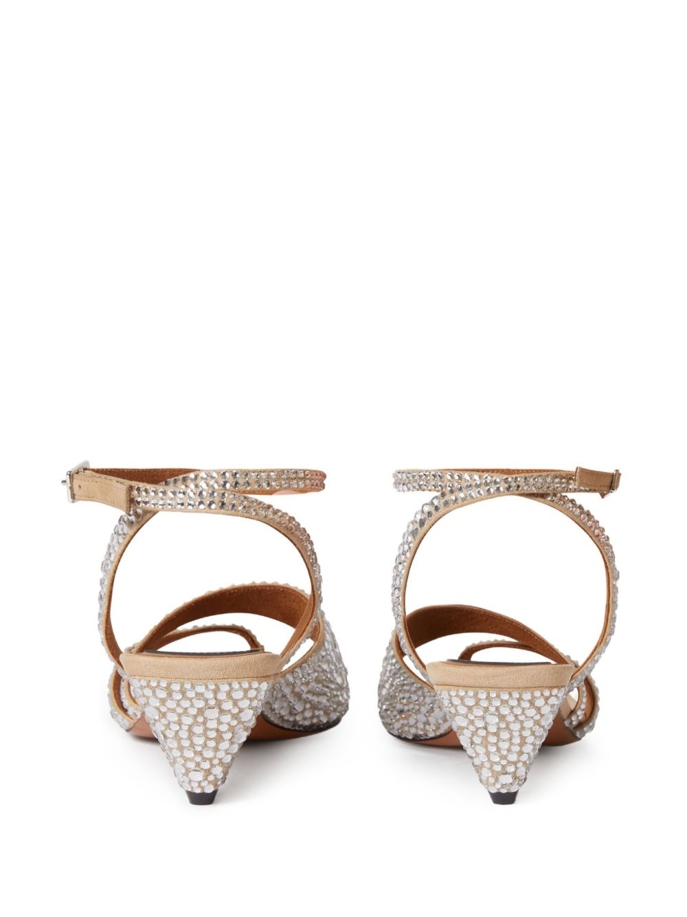 rhinestone-embellished sandals - 3