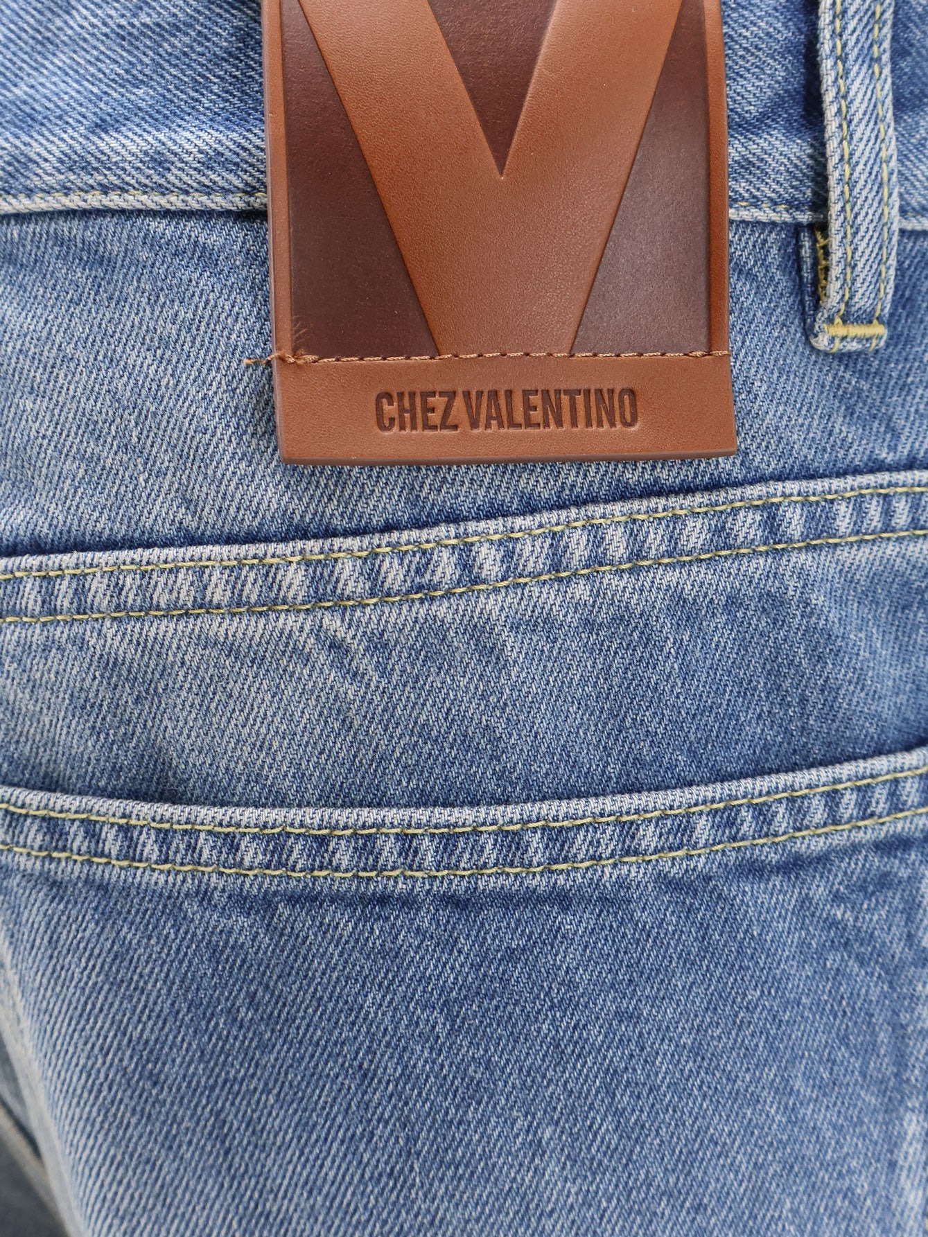 Valentino Jeans With Chex Valentino Detail - 3