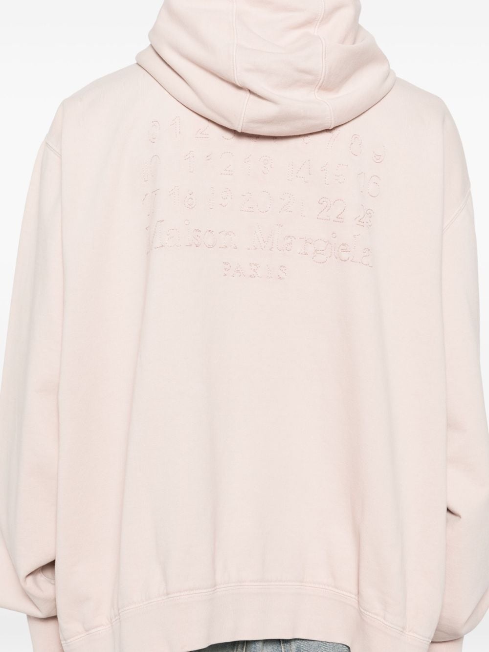 logo-embroidered hoodie - 5