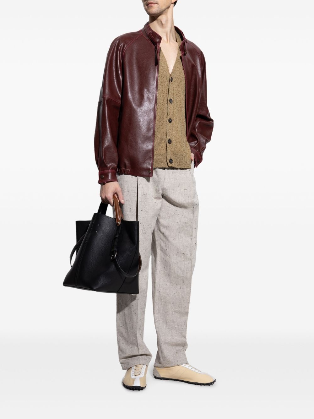faux-leather jacket - 2
