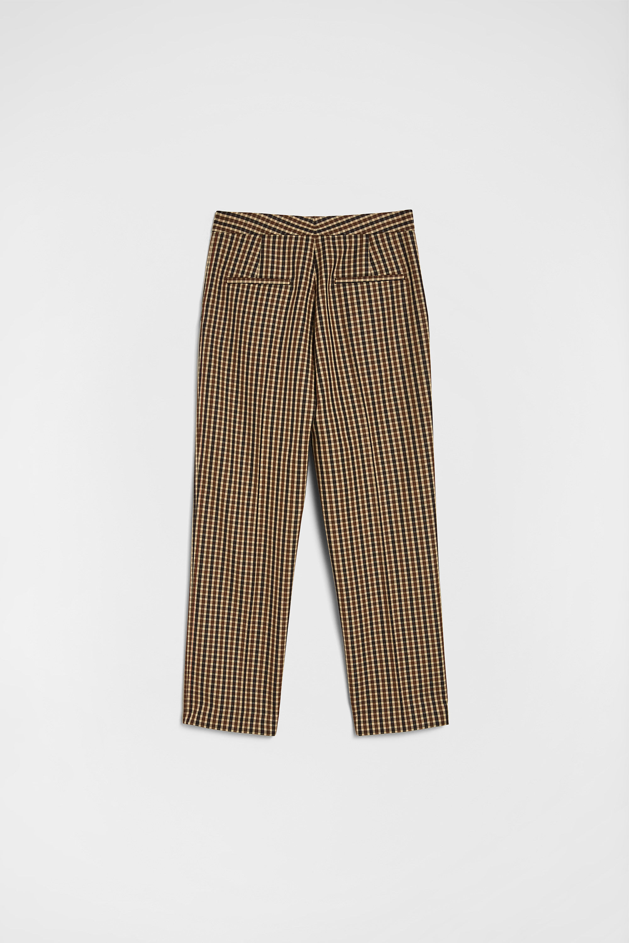 Wool Canvas Tailored Trousers - 4