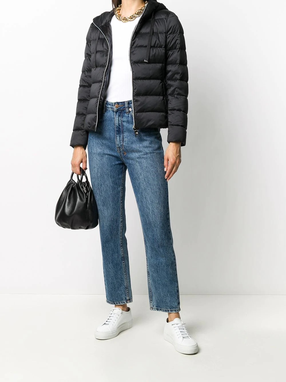 hooded puffer jacket - 2