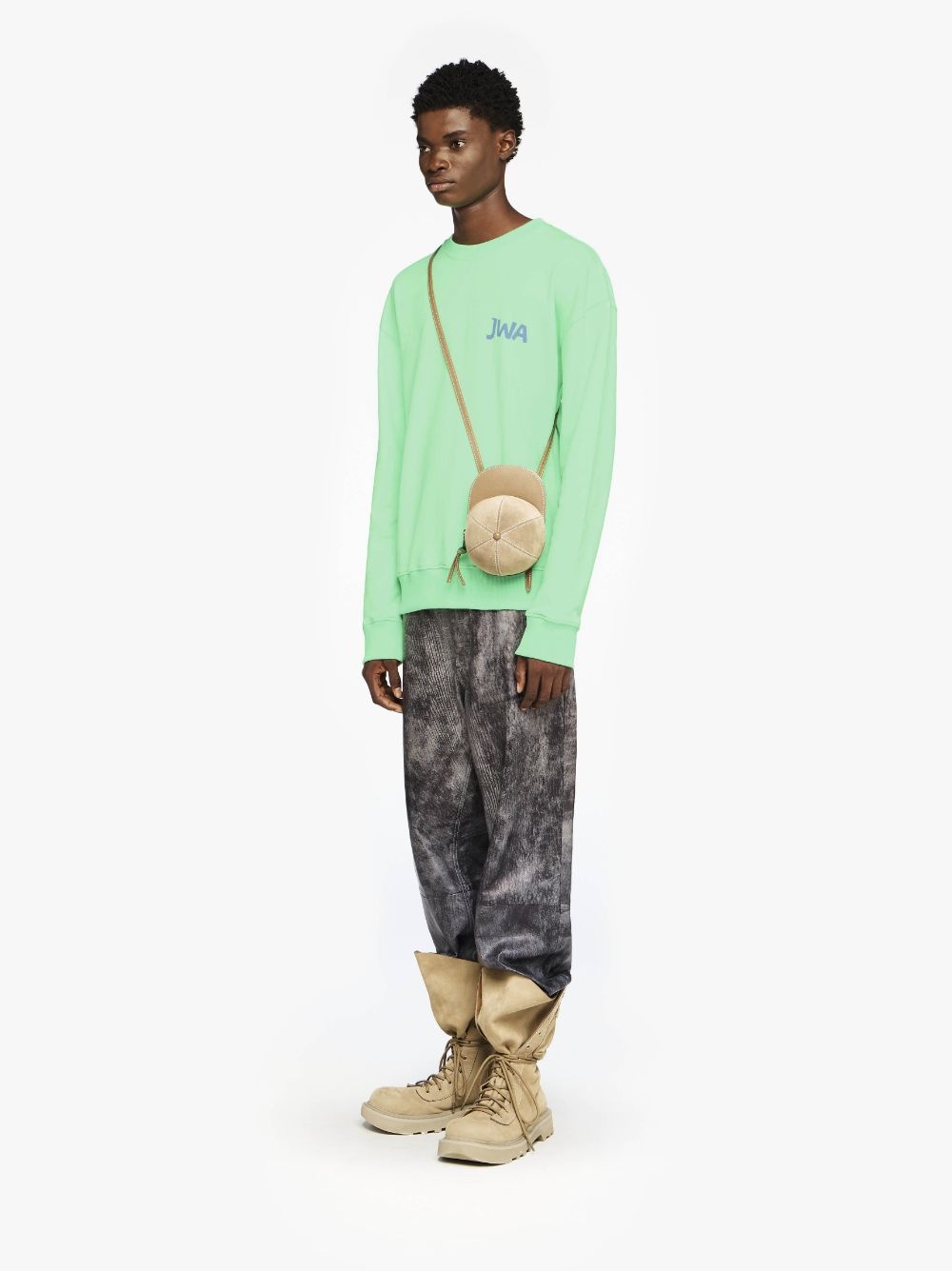 SWEATSHIRT WITH MINI PRINTED LOGO - 4