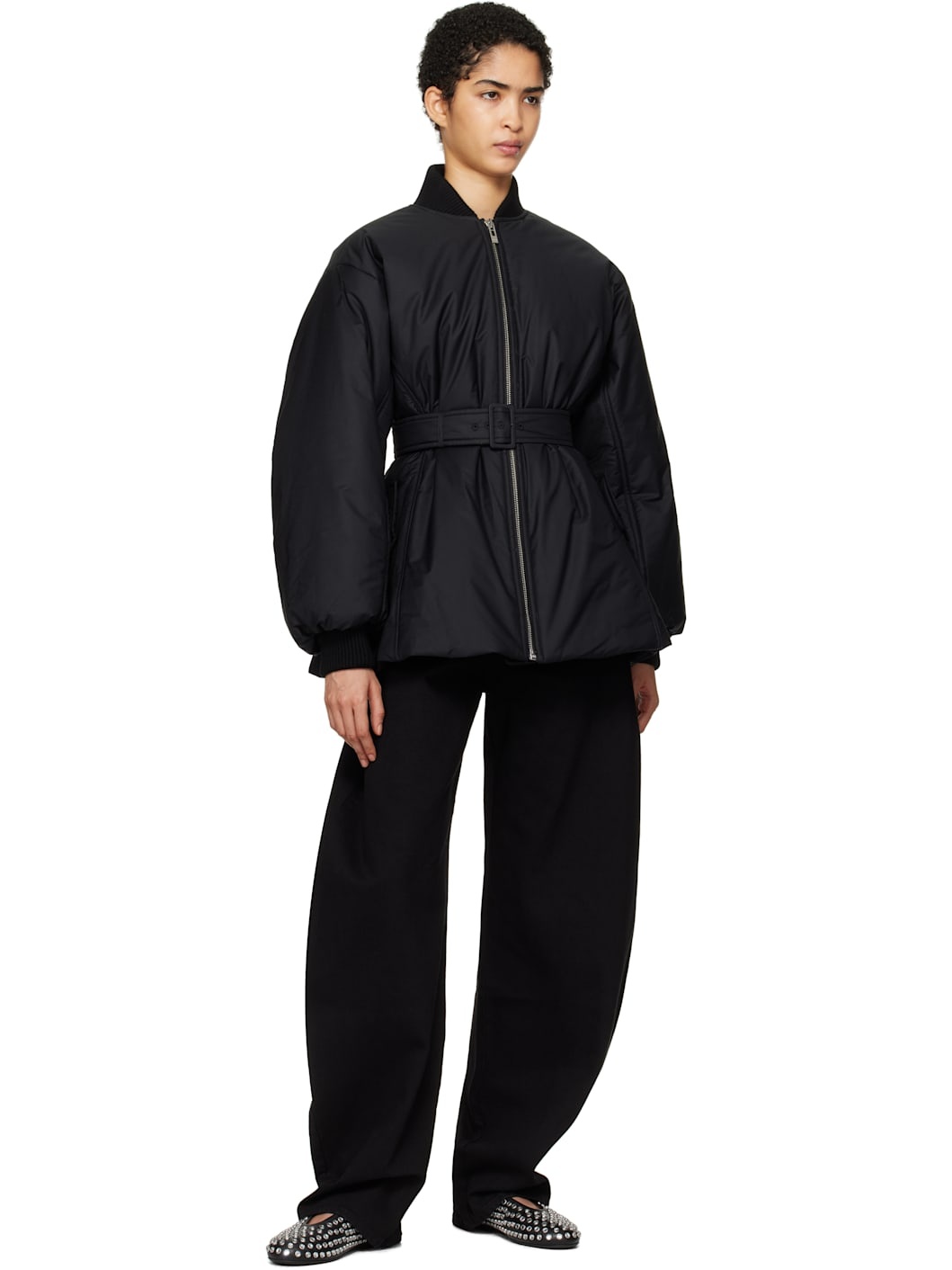 Black Round Jeans - 4