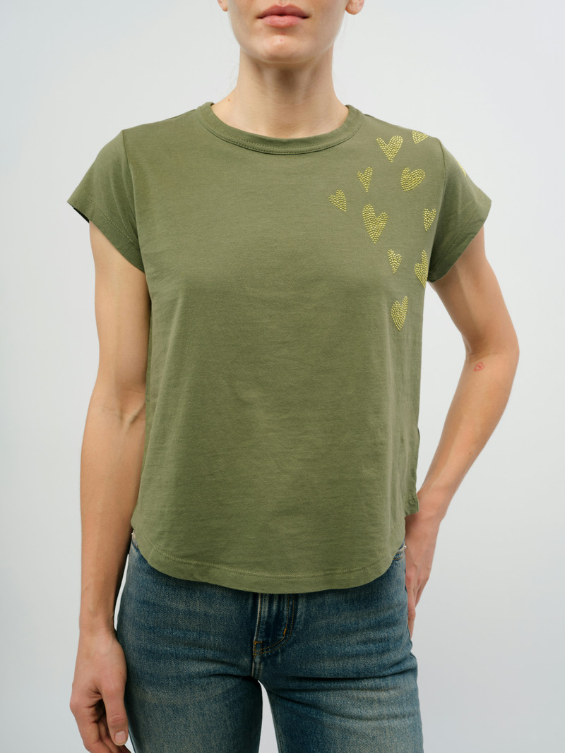 Zadig & Voltaire Woop Rain Heart T-Shirt outlook