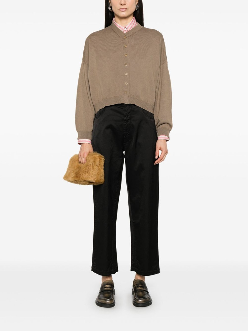 CORDERA satin straight-leg trousers outlook