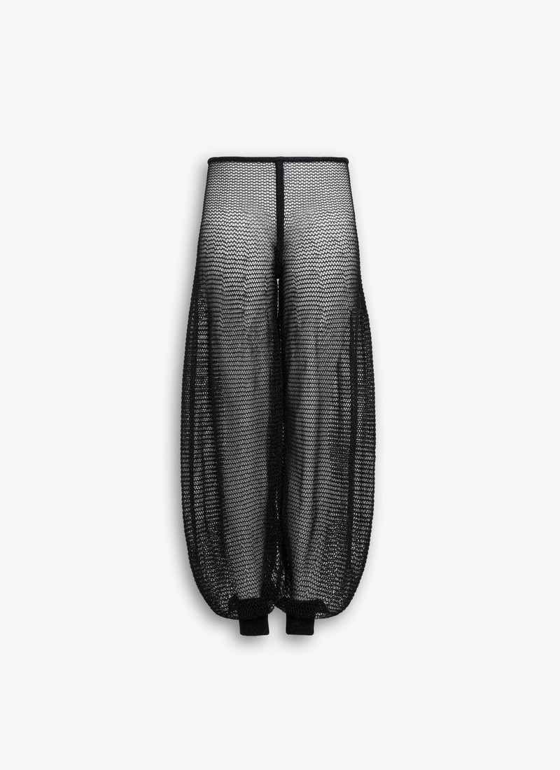 MESH KNIT BALLOON PANTS 1