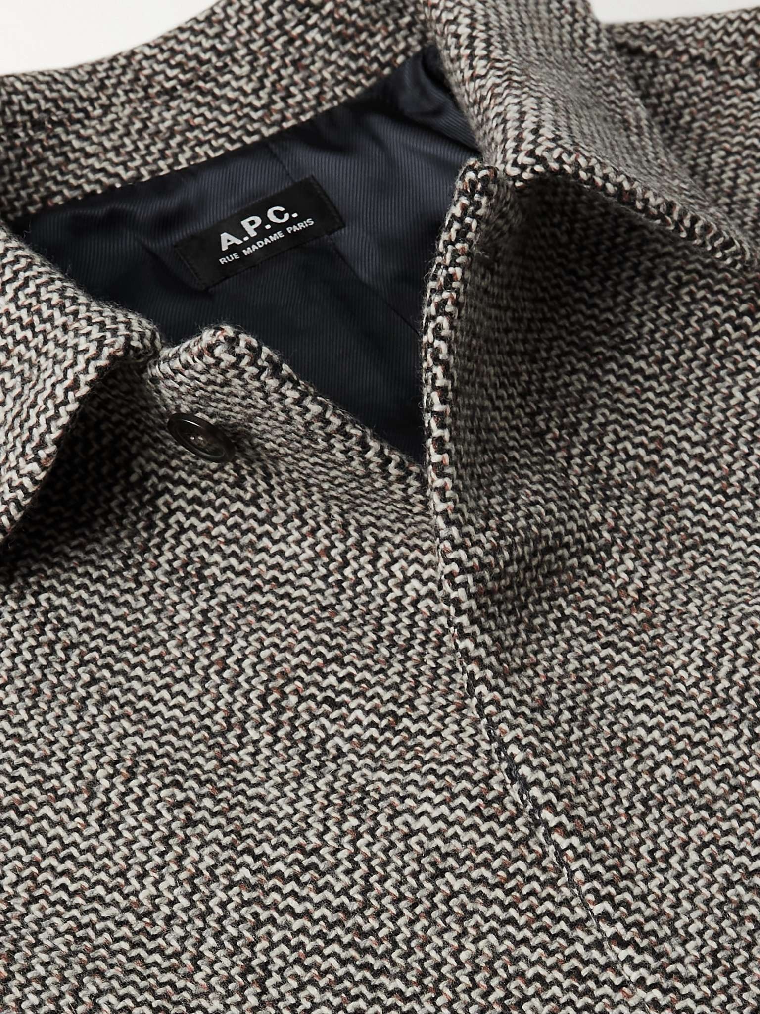 Ivan Herringbone Wool-Tweed Coat - 5