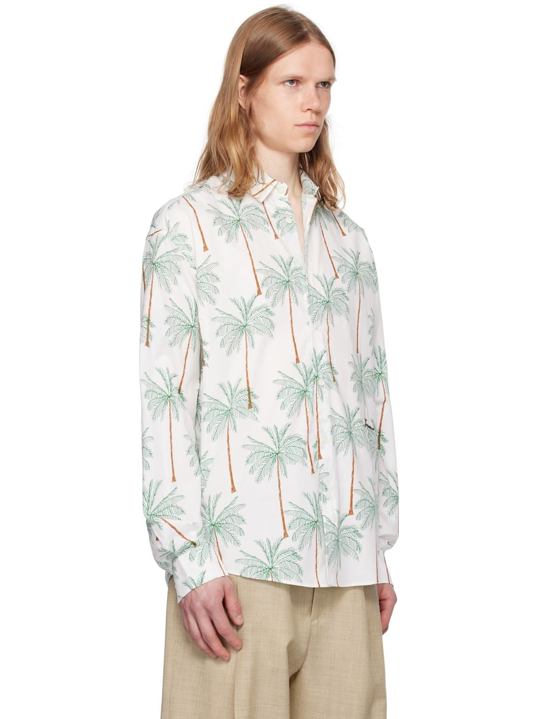 White & Green La Croisière 'The Simon' Shirt - 2