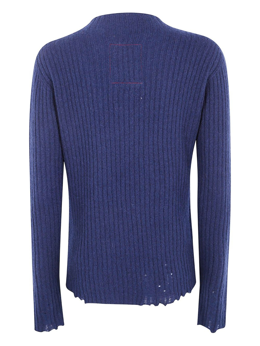 ribbed frayed sweater - 2
