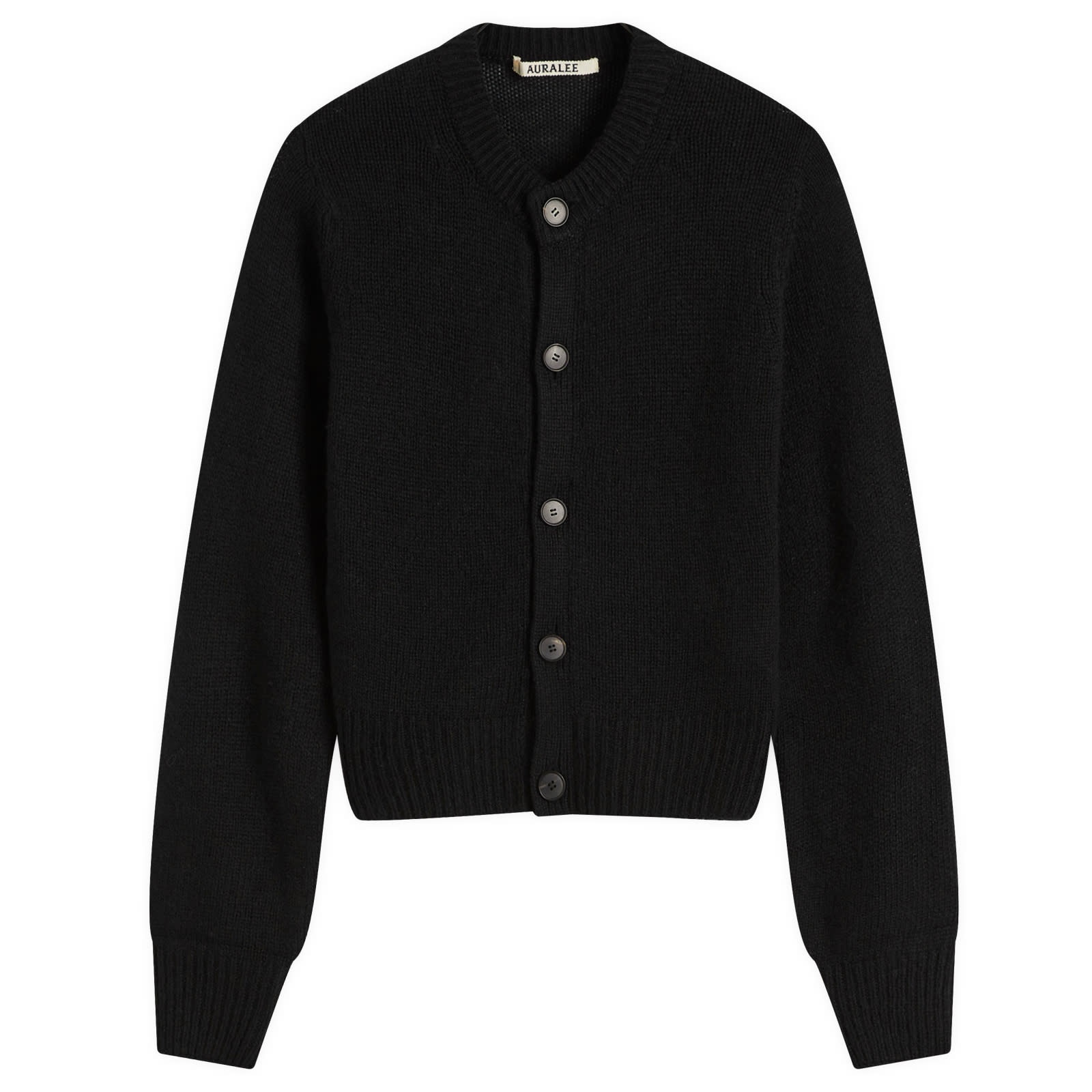 AURALEE Auralee Wool Cashmere Silk Knit Cardigan | REVERSIBLE