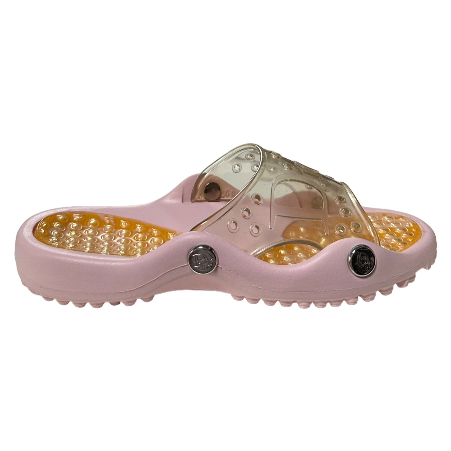 CHRISTIAN DIOR Spring Summer 2004 Surf Chick Floral Print Rubber Slides - 4