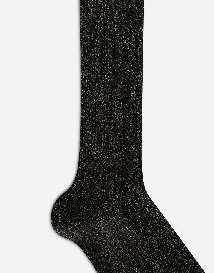 Lurex socks with DG logo - 2