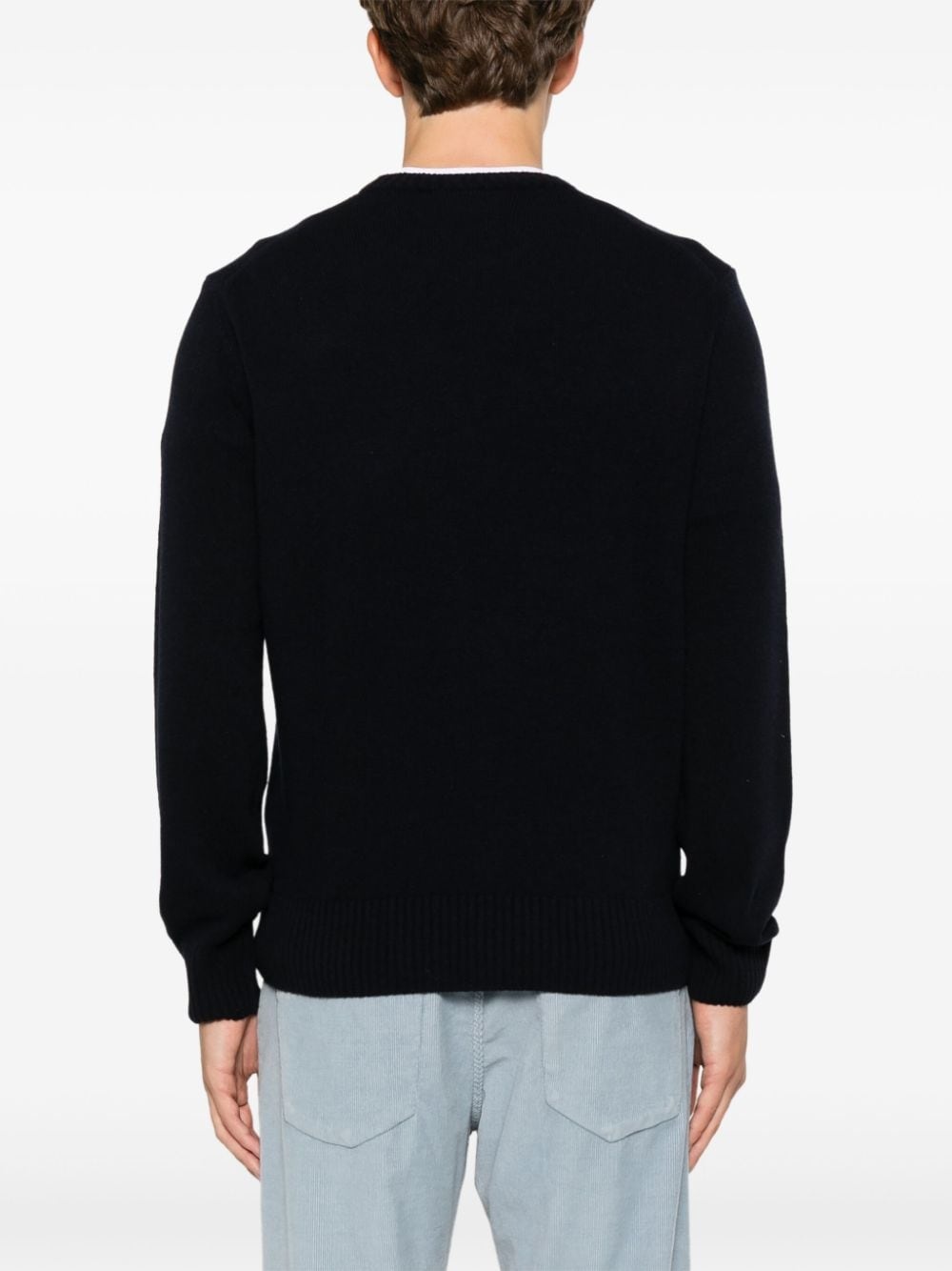 wool crew-neck sweater - 4