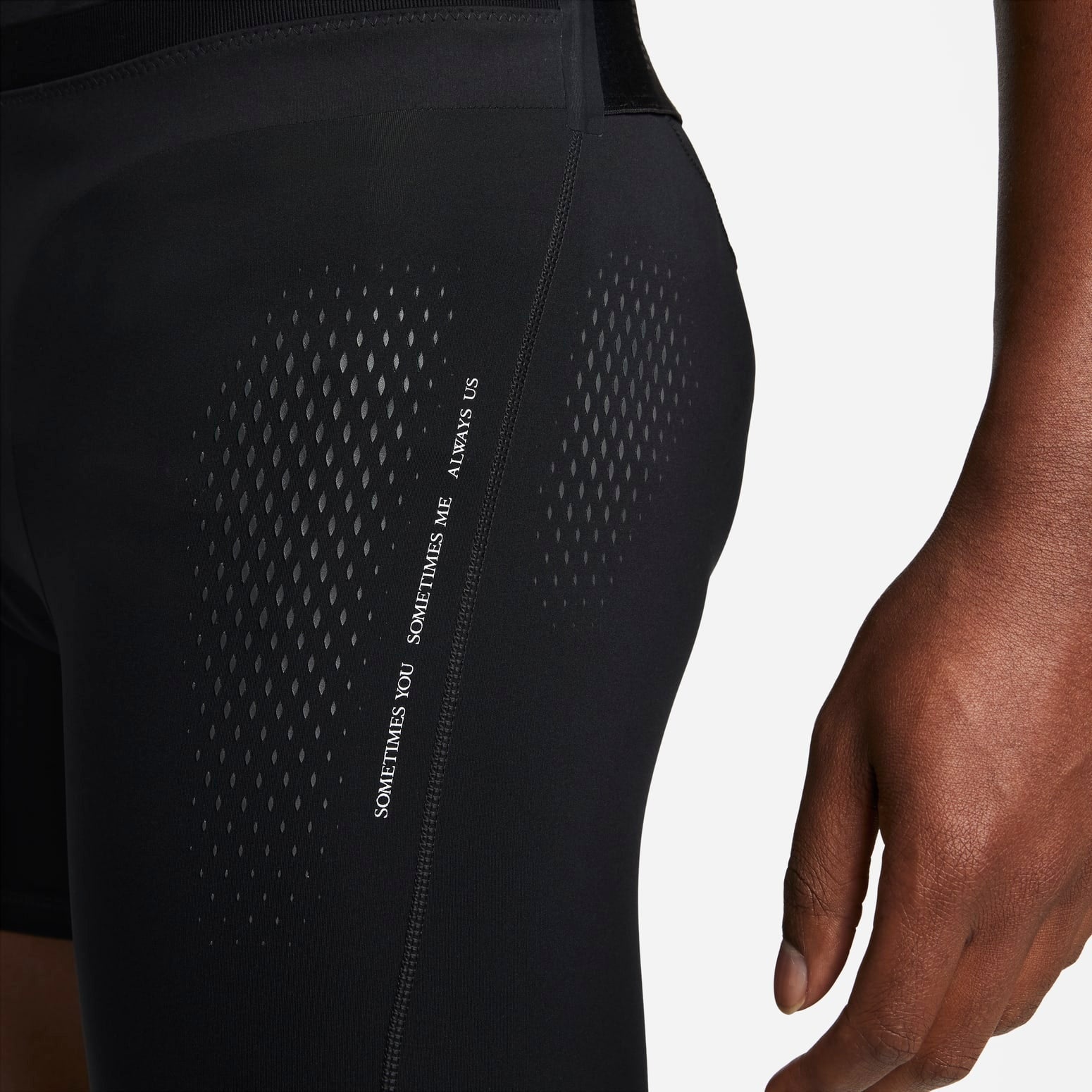 Nike x NOCTA Basketball Single Leg Tights Left 'Black' DN0005-010 - 4