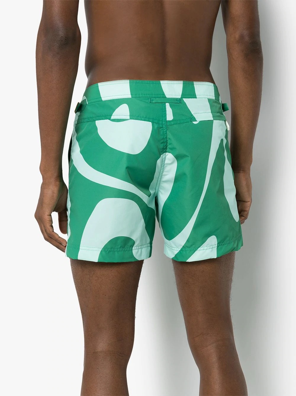 swirl print swim shorts - 3