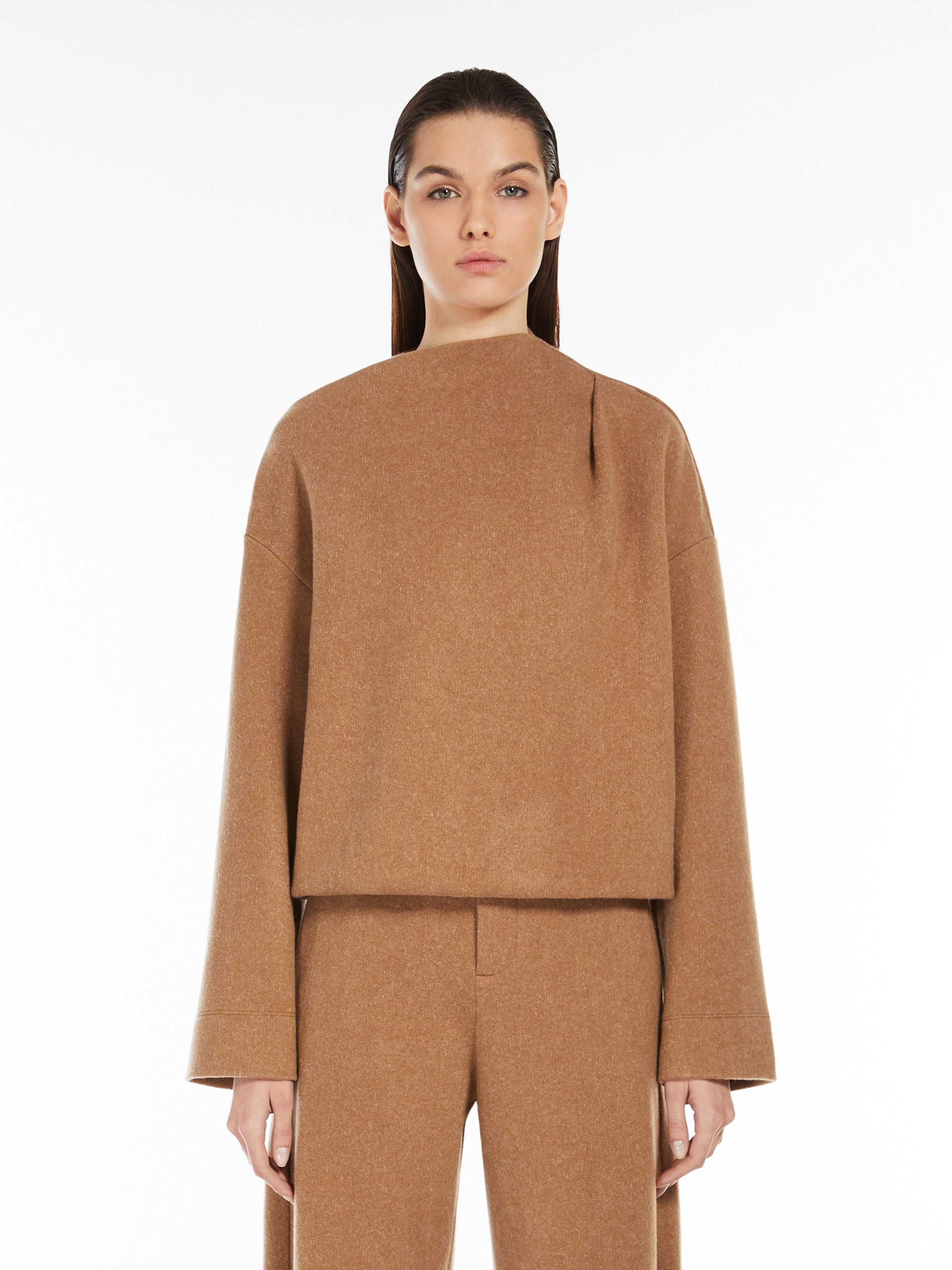 OXA Wool and cashmere jersey sweatshirt - 3