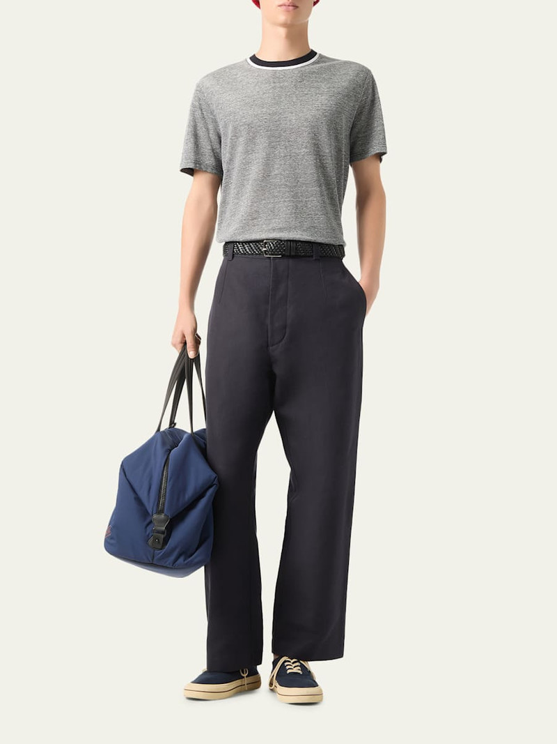 Loro Piana Men's Sciabecco Stripe Crewneck T-Shirt outlook