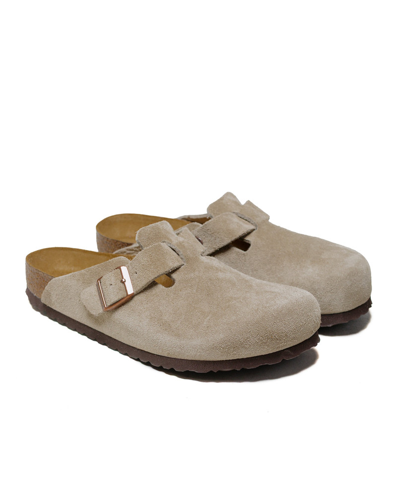 BIRKENSTOCK Boston Taupe Suede outlook