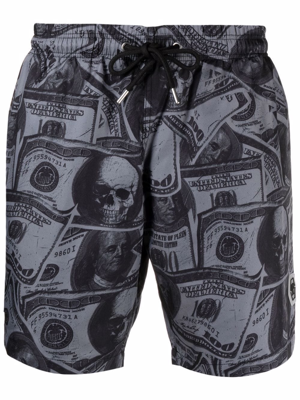 dollar-print swimming shorts - 1