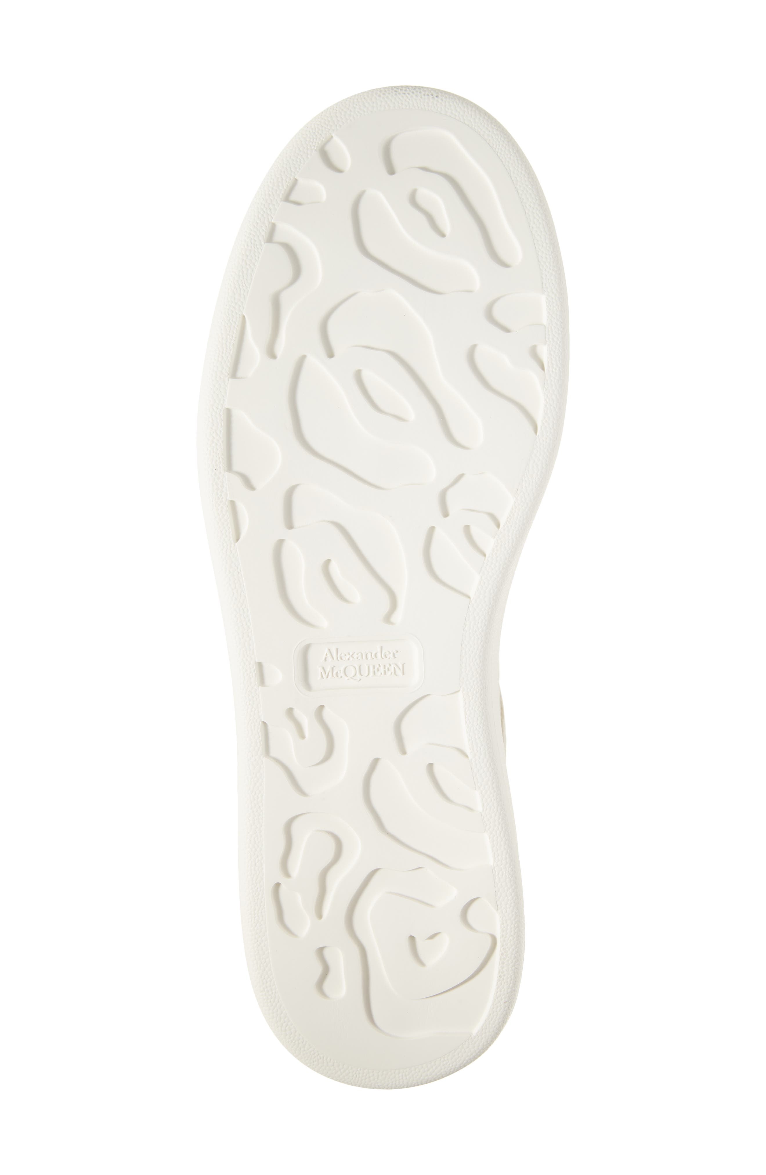 McQueen Grainy Leather Oversize Sneaker in 9100 Off White at Nordstrom - 6