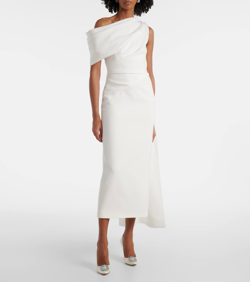 Roksanda Bridal Maite 2 caped one-shoulder gown outlook