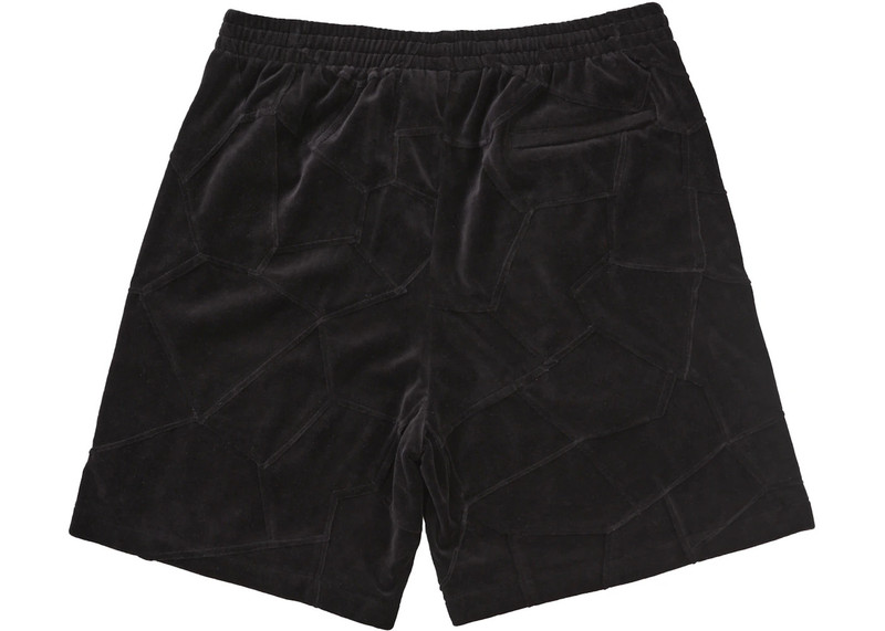 Supreme Supreme Patchwork Velour Short Black outlook
