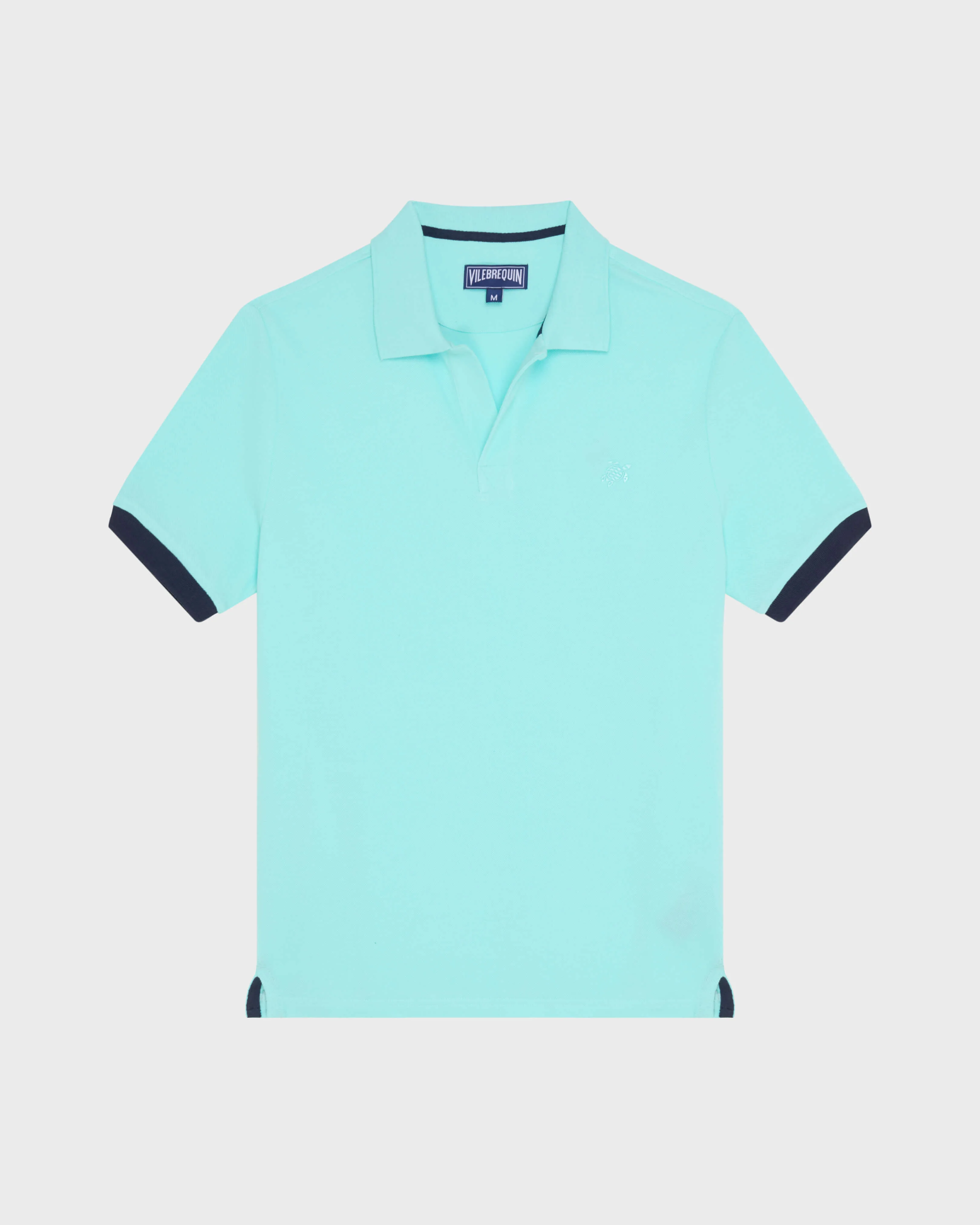 MEN COTTON POLO SOLID - 1