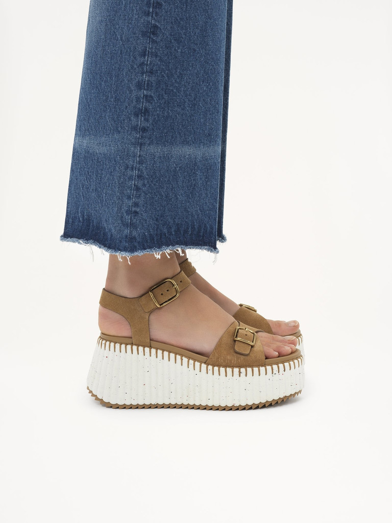 Chloé NAMA WEDGE SANDAL outlook
