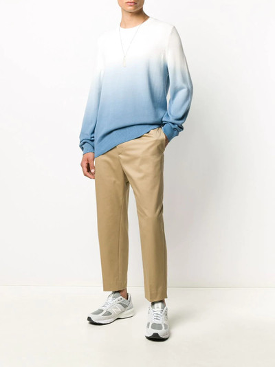 A.P.C. gradient effect sweatshirt outlook