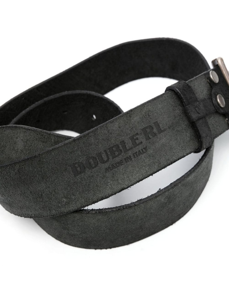 RRL by Ralph Lauren logo-engraved suede belt outlook