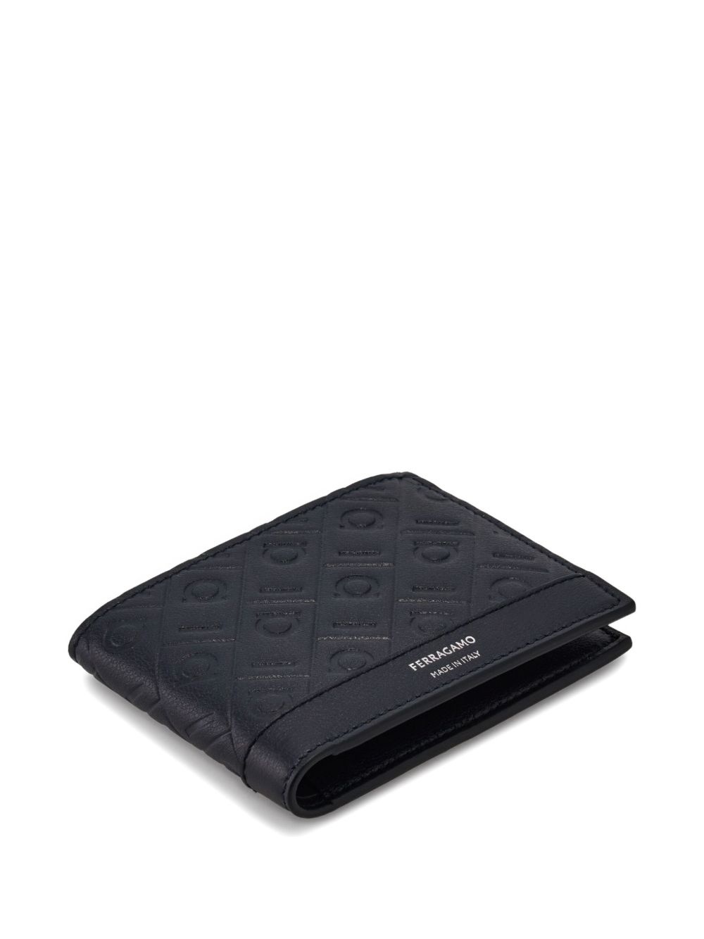 Gancini-embossed bi-fold wallet - 3