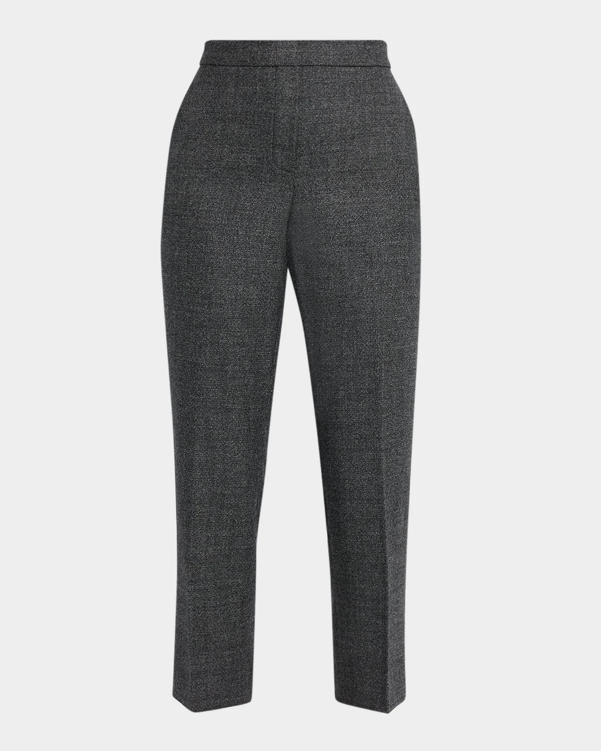 Pull-On Slim Wool Trousers - 1