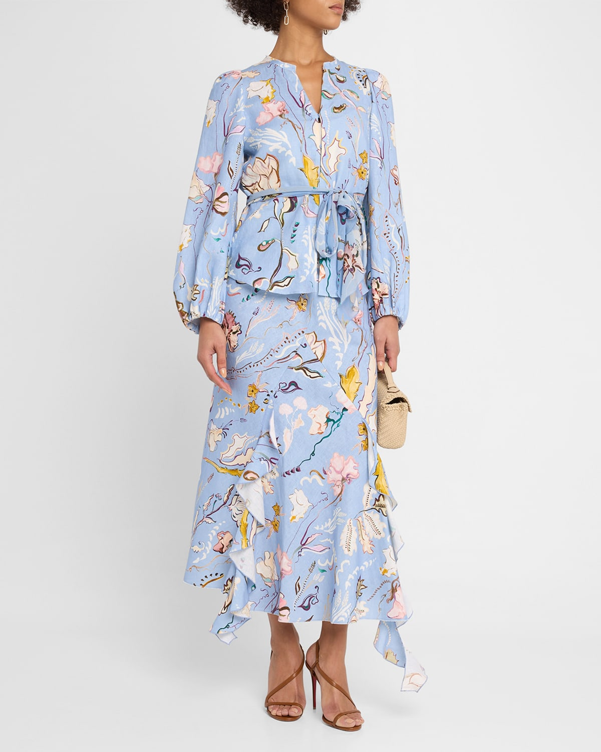 DOROTHEE SCHUMACHER ♡スカート DOROTHEE SCHUMACHER FLORAL POWER skirt | REVERSIBLE