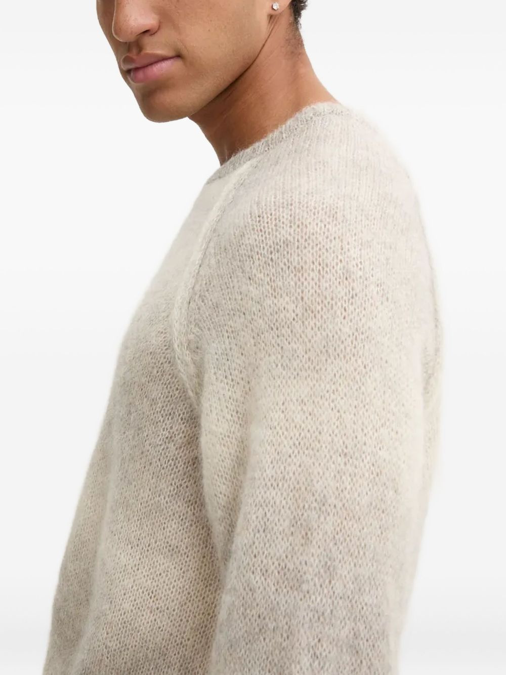 long-sleeved crew-neck sweater - 5