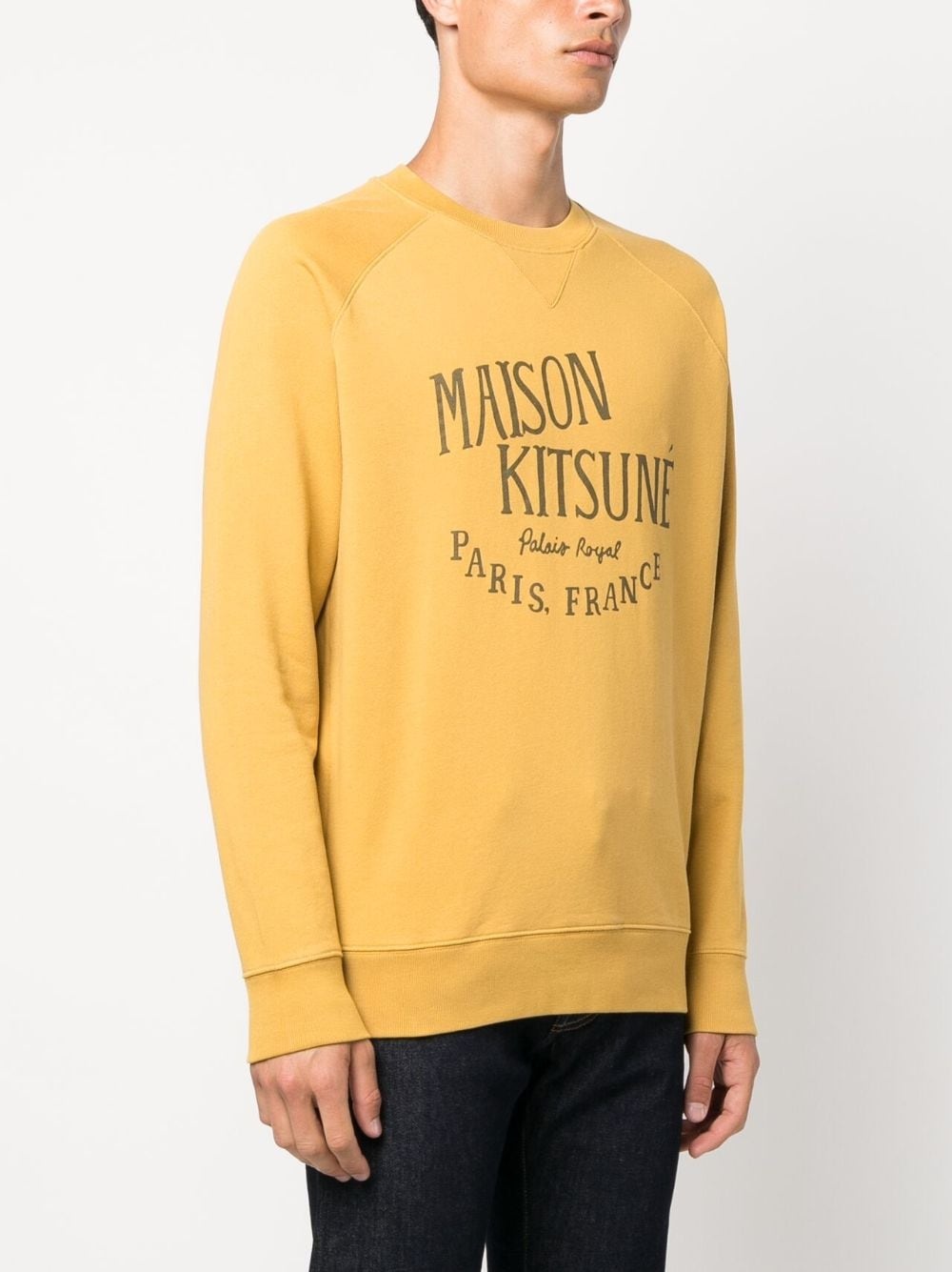 logo-print crew-neck sweatshirt - 3