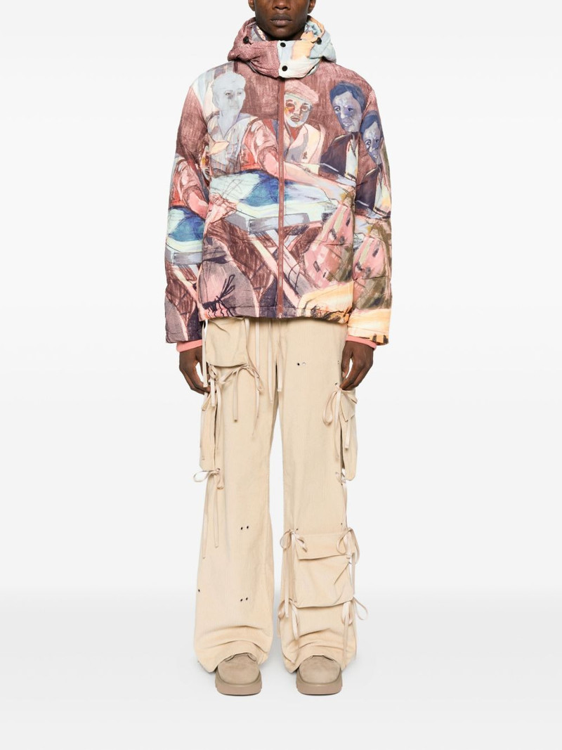 KidSuper hooded graphic-print jacket outlook