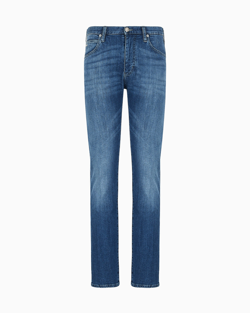 J45 Regular-fit jeans in melange twill 10 oz comfort denim 1