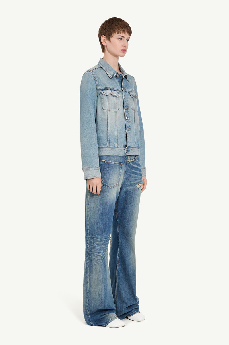 MM6 Maison Margiela Twist denim jacket outlook