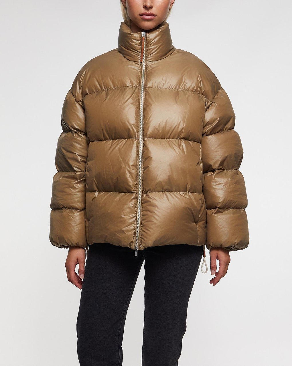Jacket Down Puffer 184 Beige - 2