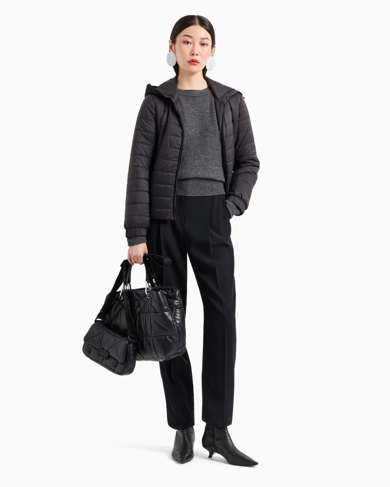 EMPORIO ARMANI ASV water-repellent, recycled-nylon quilted jacket outlook