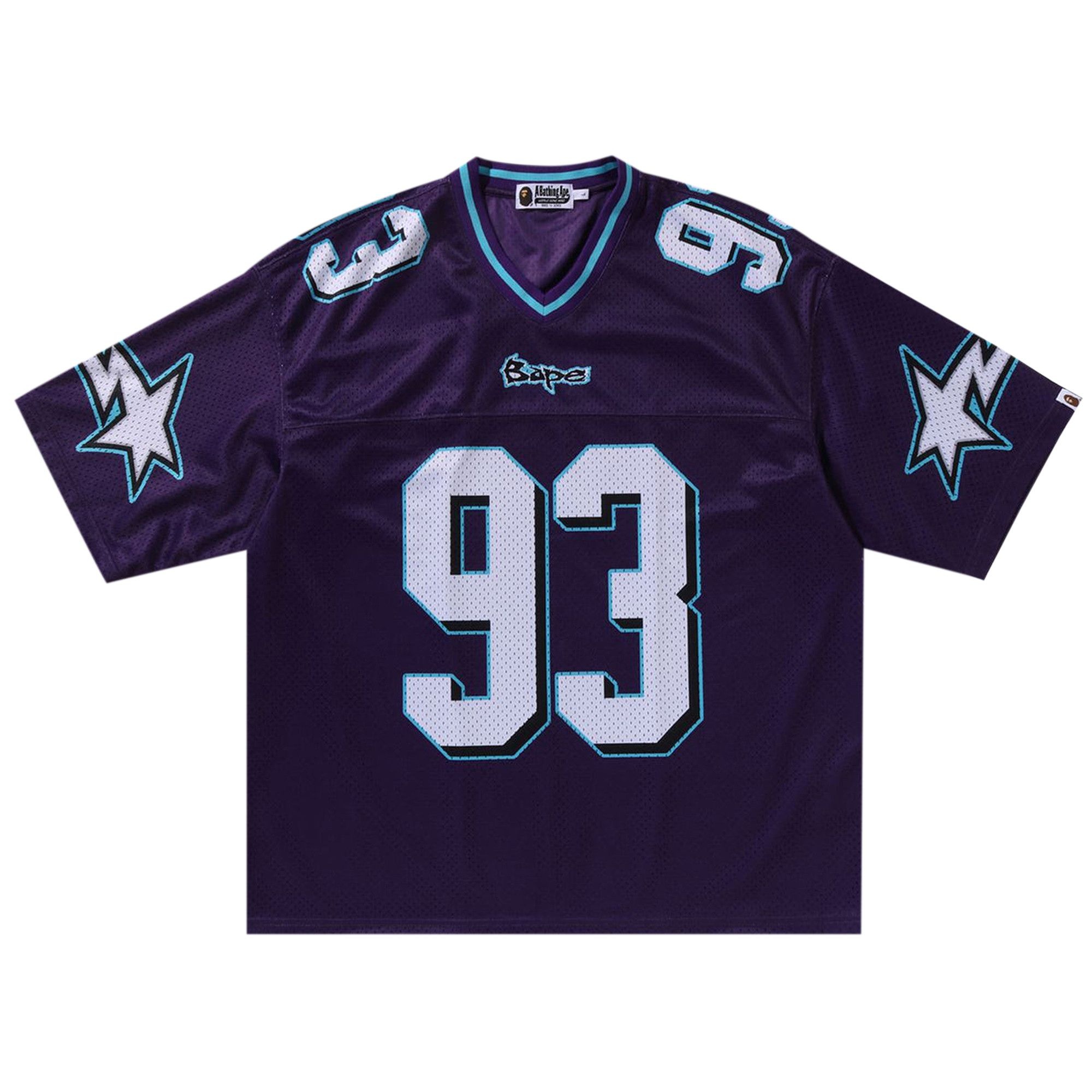 BAPE Football Relaxed Fit Tee 'Purple' - 1