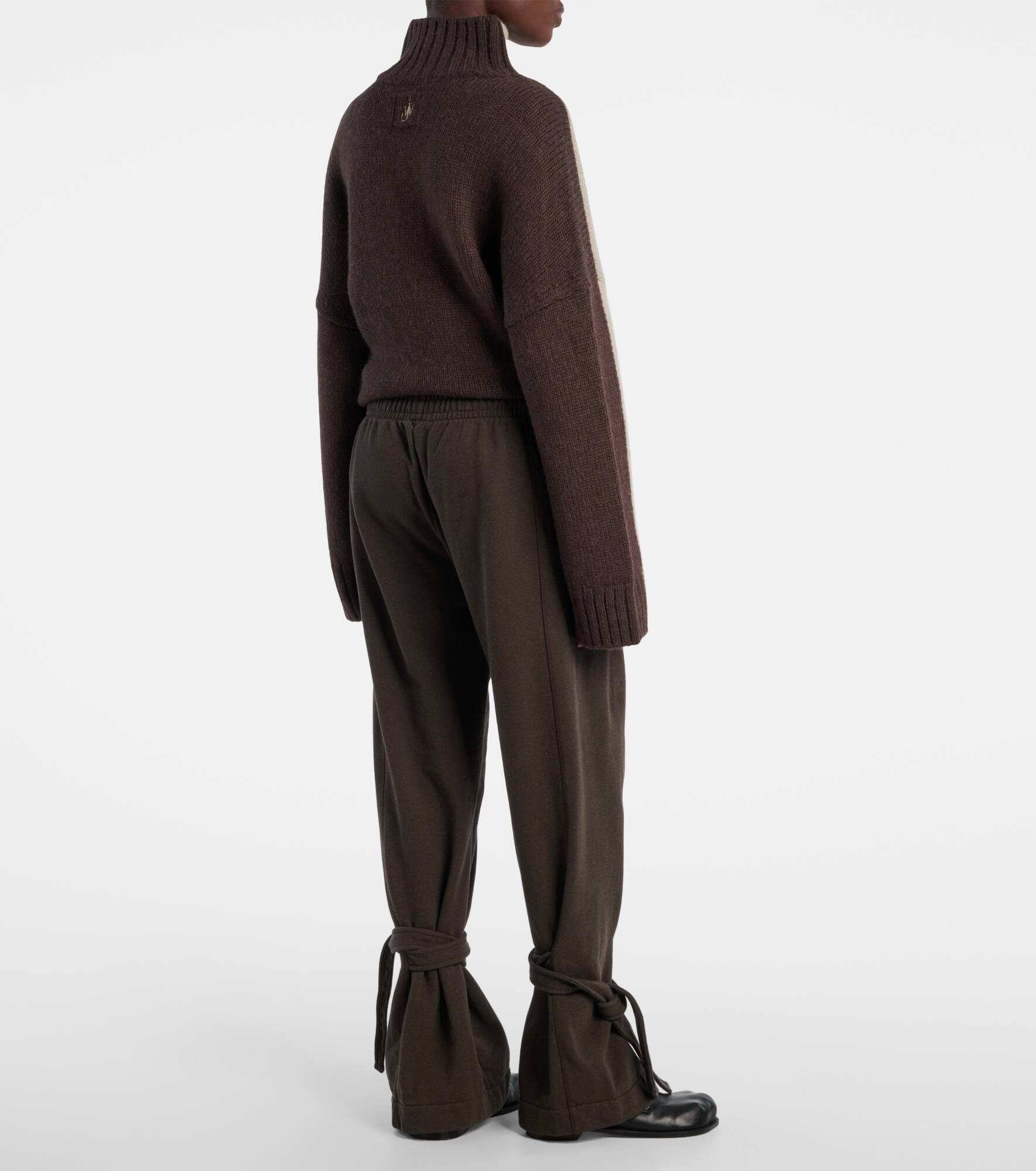 Tapered cotton fleece sweatpants - 3