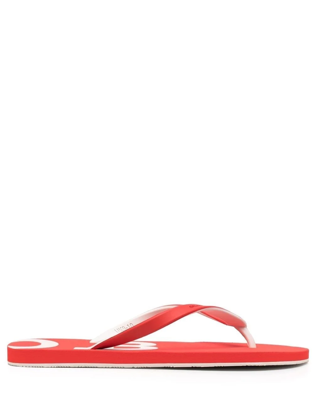 Haston logo flat flip-flops - 1