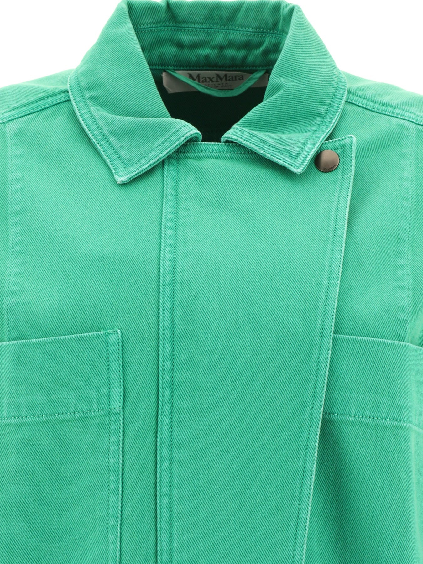 アウターその他 MAX MARA 'Arturo' crop jacket Green ARTURO Max Mara Arturo Crop Jacket | Green | FARFETCH