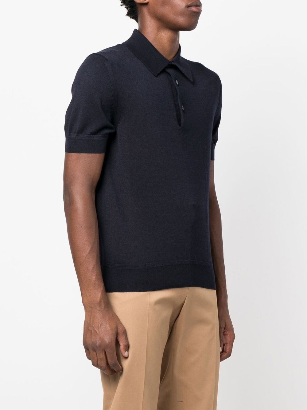 cashmere-silk polo shirt - 3