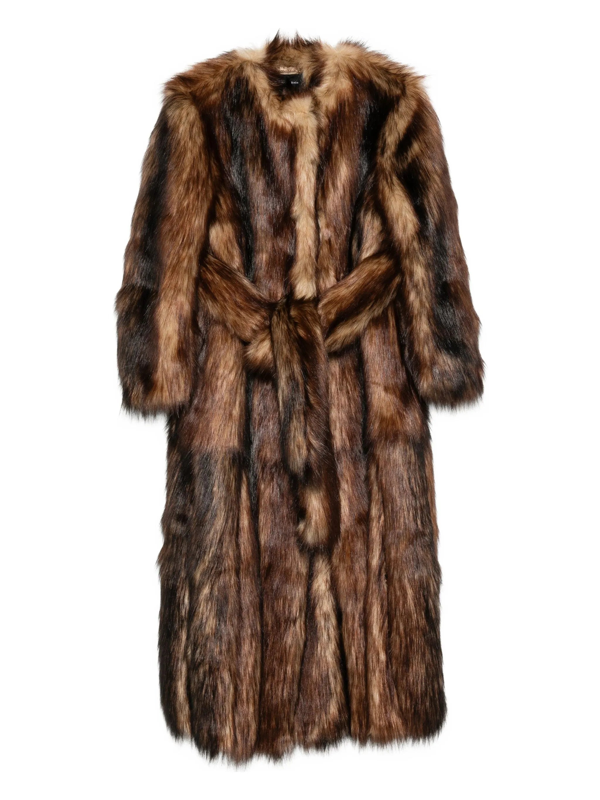 Simone Rocha Belted Faux-fur Coat - 1