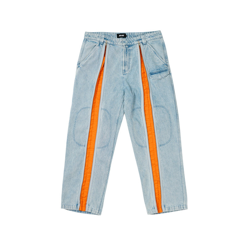 ZIPPED FLIGHT TROUSER STONE WASH - 1