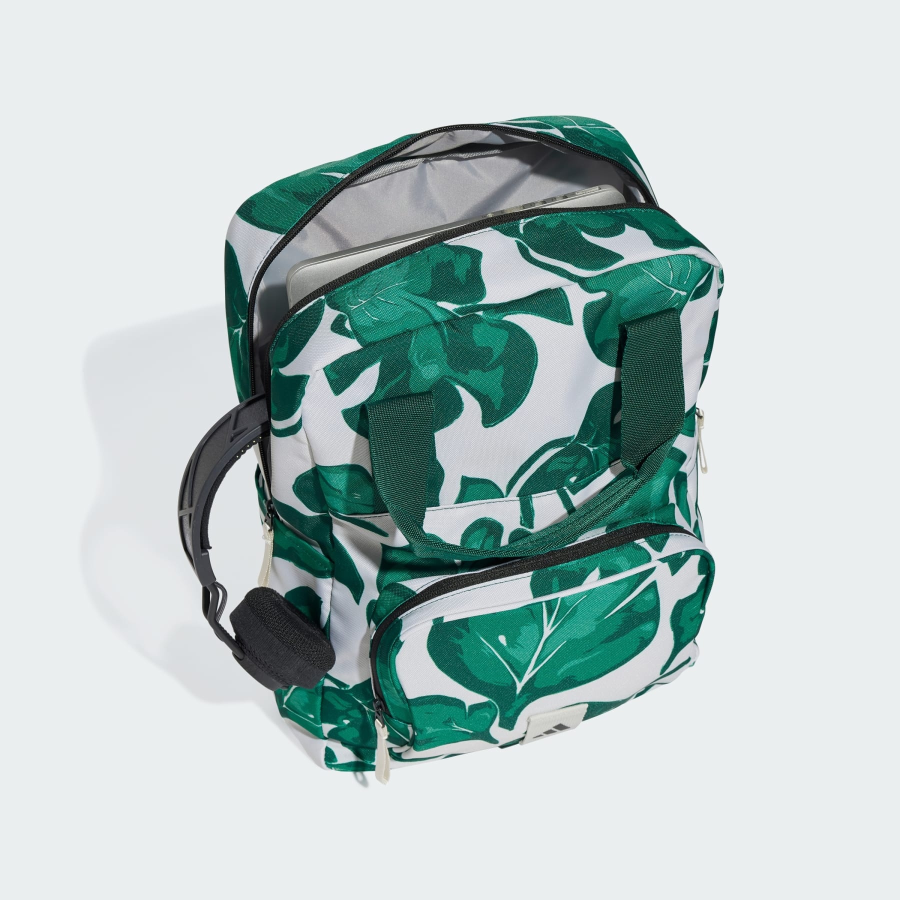Leaf Print Backpack - 4